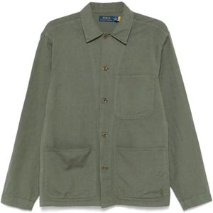 Ralph Lauren, Heren, Overhemden, Groen, Maat: XL
