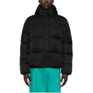 Daily Paper - Monogram Jacquard Puffer - Winterjas - Zwart