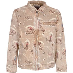 Guess, Heren, Jassen, Veelkleurig, Maat: S Katoen,