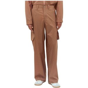 Our Legacy, Heren, Broeken, Bruin, Maat: L Polyamide,