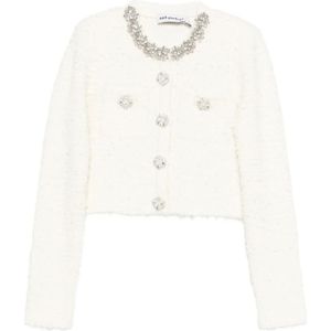 Self Portrait, Dames, Truien, Beige, Maat: S