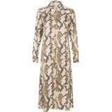 Part Two Jurk 'Lamiya'  beige / bruin / zwart