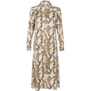 Part Two Jurk 'Lamiya'  beige / bruin / zwart