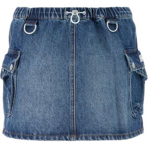Coperni, Dames, Rokken, Blauw, Maat: S Denim,