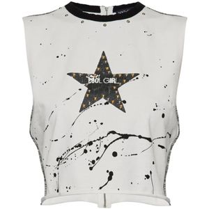 Dolce & Gabbana, Dames, Tops, Wit, Maat: 2XS Katoen,