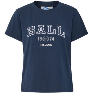 Ball, Dames, Tops, Blauw, Maat: L Katoen,