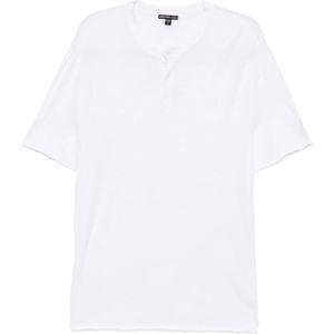 James Perse, Heren, Tops, Wit, Maat: M Katoen,