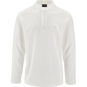 Emporio Armani, Heren, Tops, Wit, Maat: S Katoen,