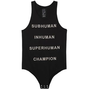 Rick Owens, Heren, Tops, Zwart, Maat: L Katoen,