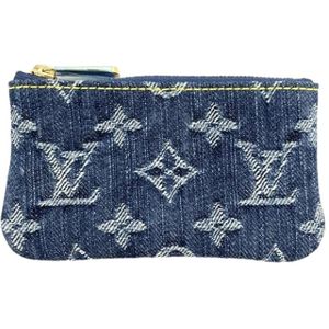 Louis Vuitton Vintage, Dames, Pre-owned, Blauw, Maat: ONE Size Denim,