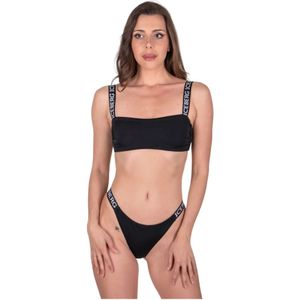 Iceberg, Dames, Badkleding, Zwart, Maat: S Poliester,