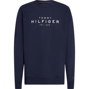 Tommy Hilfiger, Heren, Sweatshirts & Hoodies, Blauw, Maat: 2XL Katoen,