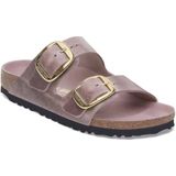 Birkenstock - Sliders - Paars - Leer