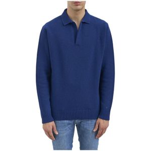 Seven Gauge, Heren, Truien, Blauw, Maat: XL Wol,