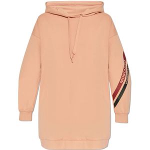 Moschino, Dames, Sweatshirts & Hoodies, Roze, Maat: XS