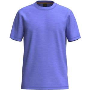 Hugo Boss - Casual Tee - T-shirt - Paars - Katoen