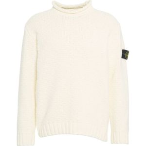 Stone Island, Heren, Truien, Beige, Maat: M Katoen,