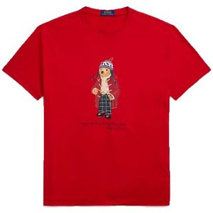 Polo Ralph Lauren, Heren, Tops, Rood, Maat: M Jersey,