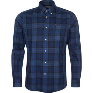 Barbour - Wetheram Tailored Tartan Shirt - Blouse - Marine Blauw