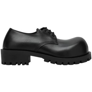 Balenciaga Lage Veterschoen Hummer Derby , Black , Heren , Maat: 40 EU