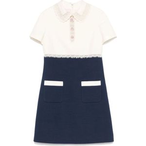 Valentino Garavani, Dames, Jurken, Blauw, Maat: S