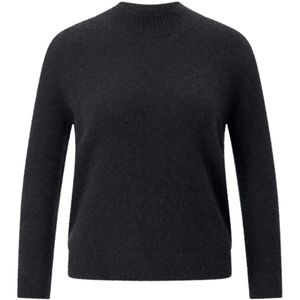 Roberto Collina, Dames, Truien, Zwart, Maat: M Kasjmier,