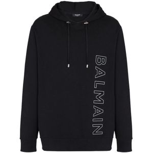 Balmain Hoodie , Black , Heren , Maat: 2XL