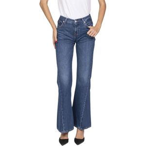 7 For All Mankind, Dames, Jeans, Blauw, Maat: W24 Katoen,