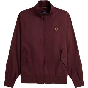 Fred Perry, Heren, Jassen, Rood, Maat: XL Katoen,