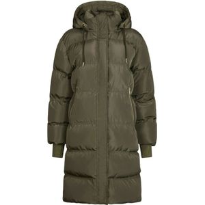 Neo Noir, Dames, Mantels, Groen, Maat: XS Leer,