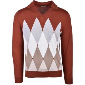 Ballantyne, Heren, Truien, Bruin, Maat: L Katoen,