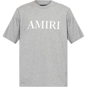 Amiri, Heren, Tops, Grijs, Maat: S Katoen,