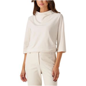Japan Tky, Dames, Blouses & Shirts, Beige, Maat: S Polyamide,