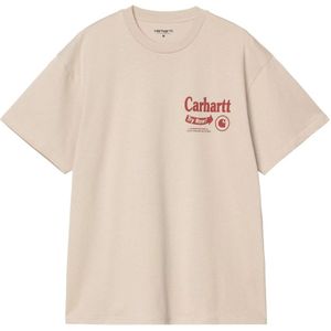 Carhartt Wip, Heren, Tops, Beige, Maat: L Katoen,
