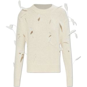 Jil Sander, Dames, Truien, Beige, Maat: S Wol,