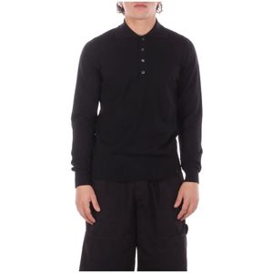 Alpha Studio, Heren, Truien, Zwart, Maat: M Wol,