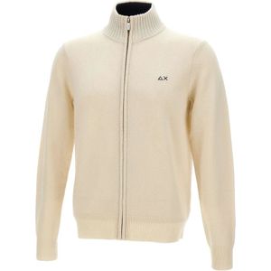 Sun68, Heren, Truien, Wit, Maat: S Wol,