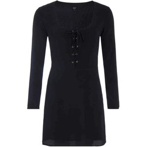 Pepe Jeans, Dames, Jurken, Zwart, Maat: S