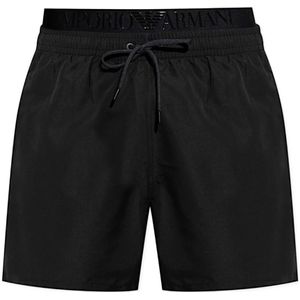 Emporio Armani, Heren, Badkleding, Zwart, Maat: 2XL Poliester,