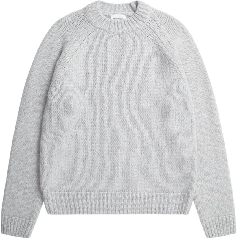 Norse Projects - Birger Wool Reglan - Gebreide Trui - Grijs