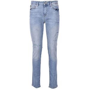 Love Moschino, Dames, Jeans, Blauw, Maat: W27 Denim,