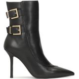 Kazar - Elegante Stiletto Laarzen - Zwart - Leer