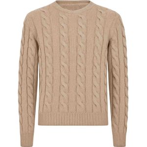 Jacob Cohën, Heren, Truien, Beige, Maat: M Kasjmier,