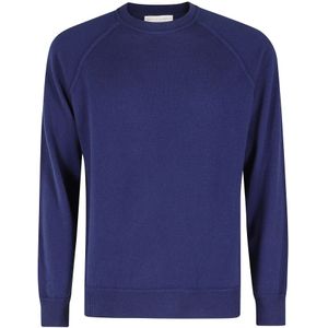 Filippo De Laurentiis, Heren, Truien, Blauw, Maat: XL Kasjmier,