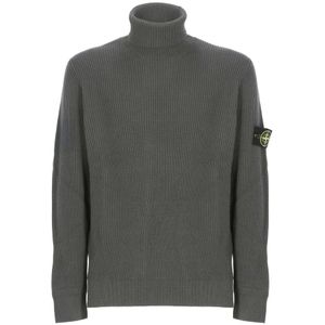 Stone Island, Heren, Truien, Grijs, Maat: M