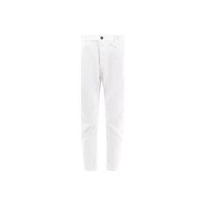 Dsquared2 Witte Slim-Fit Broek Aw24 , White , Heren , Maat: XL