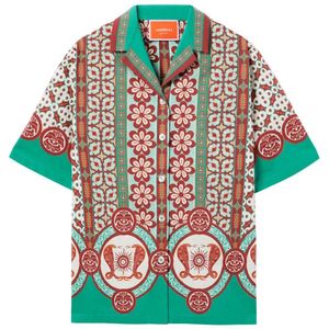 La DoubleJ, Dames, Blouses & Shirts, Veelkleurig, Maat: L Katoen,