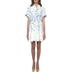 Saint Barth, Dames, Jurken, Veelkleurig, Maat: L Linnen,