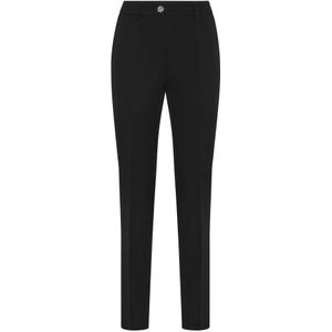 Philipp Plein, Dames, Broeken, Zwart, Maat: XL Leer,