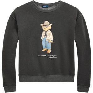 Polo Ralph Lauren, Dames, Sweatshirts & Hoodies, Zwart, Maat: XS